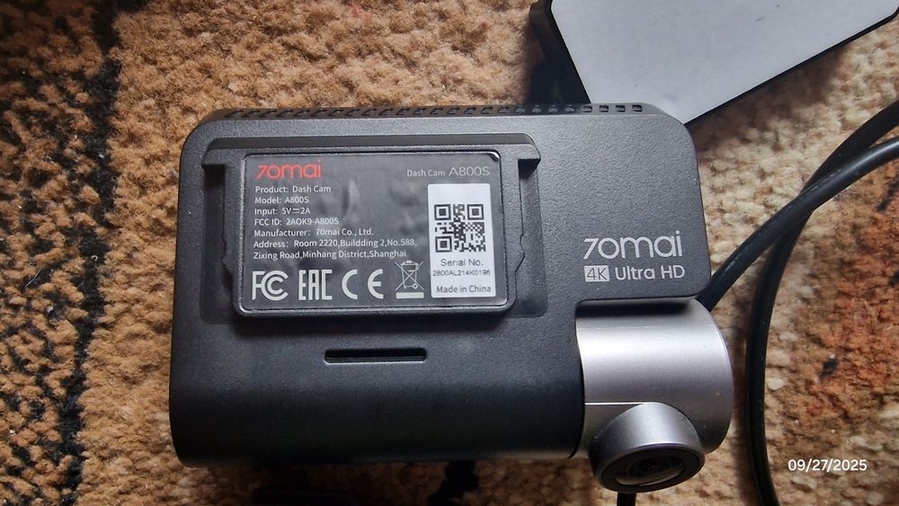 Camera auto 70 Mai A800S dual