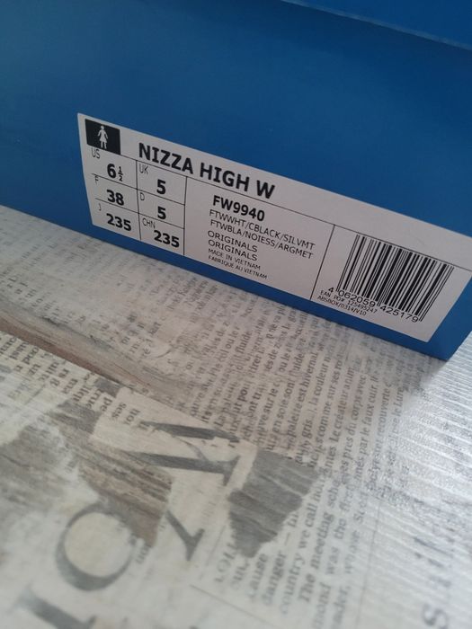 Adidas Nizza High W, marimea 38