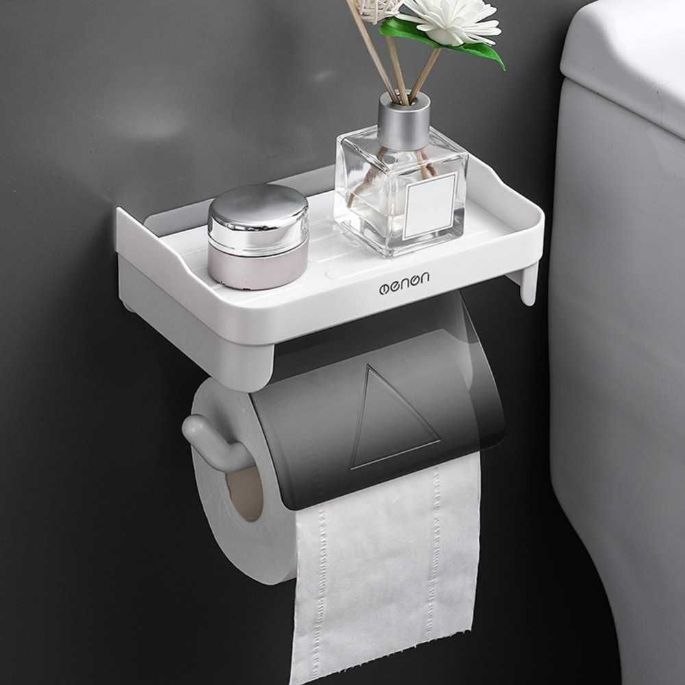 Поставка за тоалетна хартия и телефон