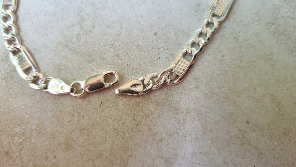 Сребърна гривна  - тип "Картие" ( унисекс) ( нова цена )