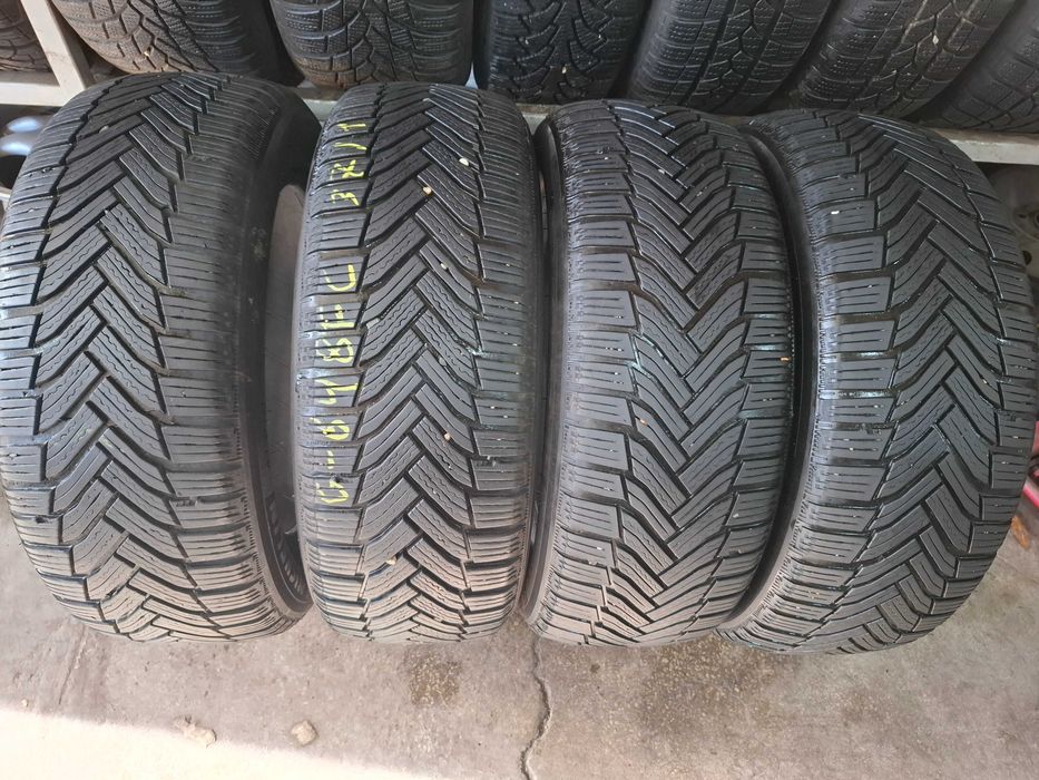 4 Зимни гуми Мишелин 205/55/16 ДОТ21 (безплатно поставяне)