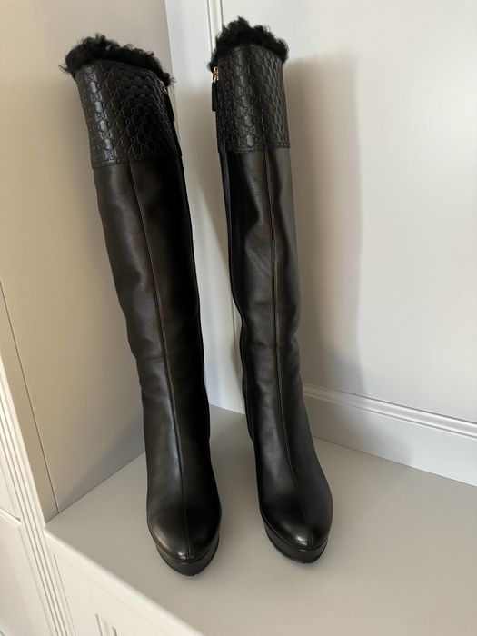 Cizme piele Gucci