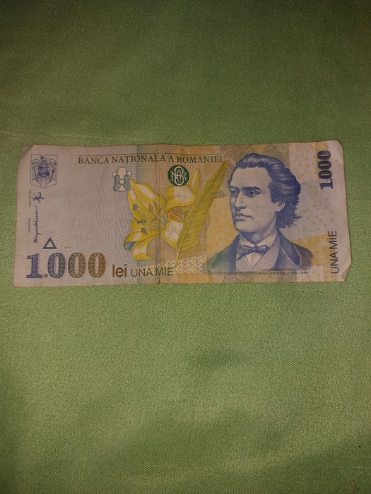 Bacnotă de 1000 an 1998