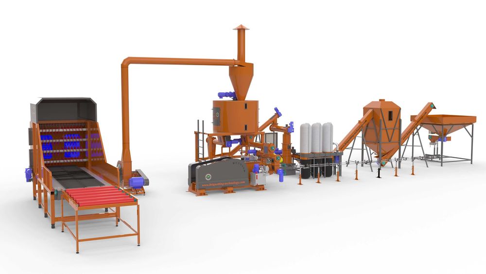 Linie mixta brichetare 600-900 kg/ora si peletizare 500-800 kg/ora