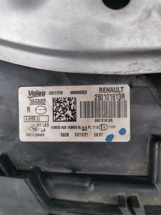 Far Renault MEGANE FULL LED 4 facelift dreapta