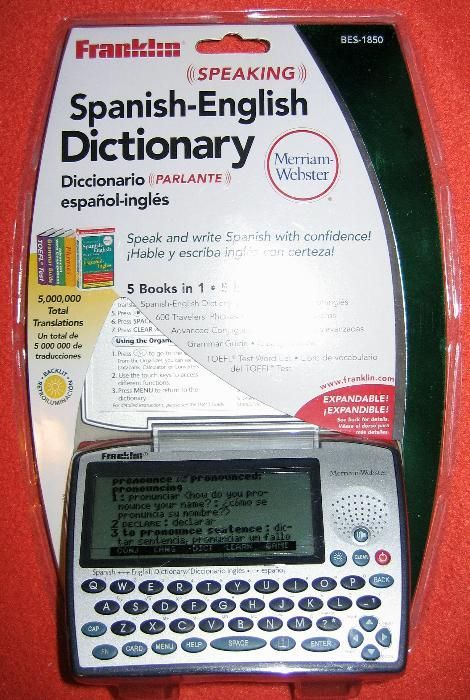 Dictionar digital spaniola-engleza,