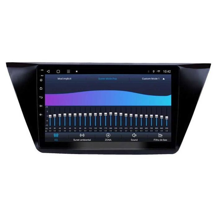 Navigatie Android 14 Vw Touran 3 2015 + Waze Youtube  CarPlay + CAMERA