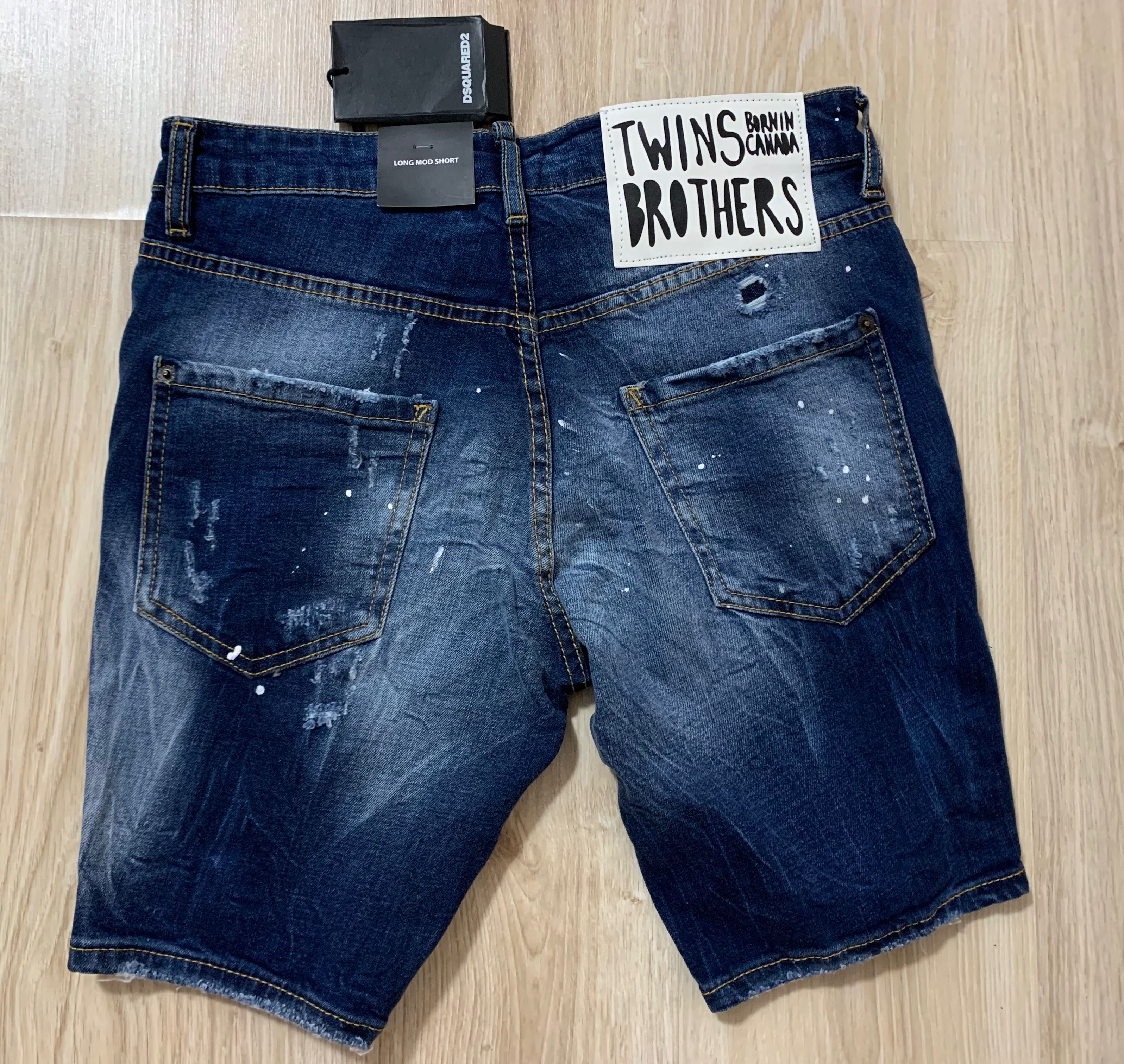 Нови мъжки къси дънки Dsquared D2 налични