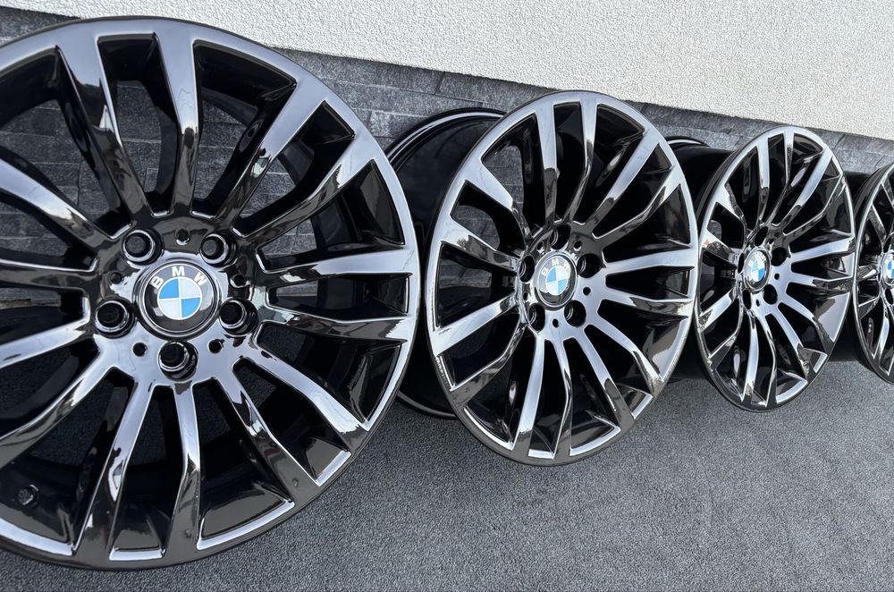 Jante aliaj r18 5x120 Bmw originale seria 3 4 5 6 7 x1 x3 negru f10