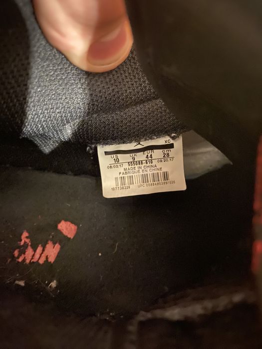 Jordan 1 Bred Toe - 44