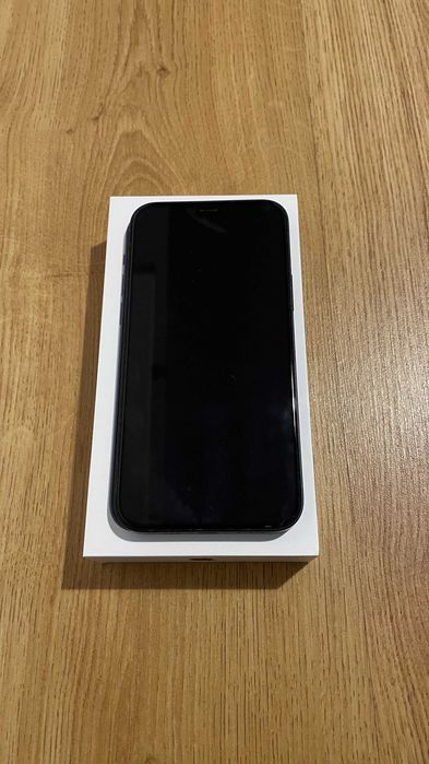 iPhone 12, black, 64 GB, 5G - Stare impecabilă, baterie 91%, cu cutie