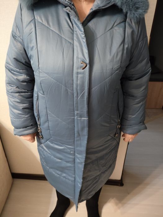 Зимний пуховик 58 размер