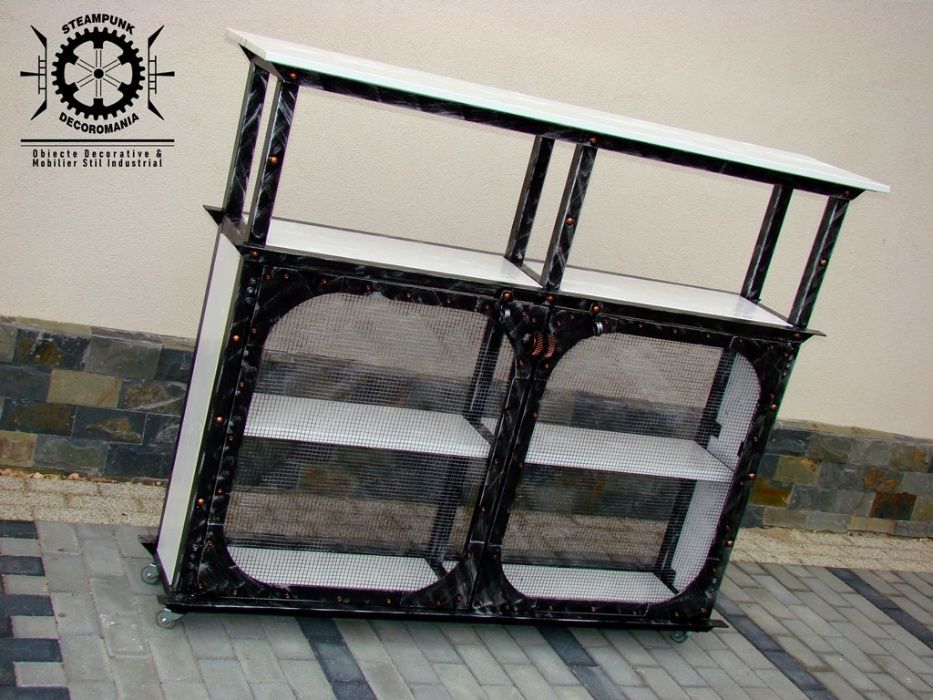 Bar , minibar , comoda, scrin noptiera, dulap.STIL INDUSTRIAL.