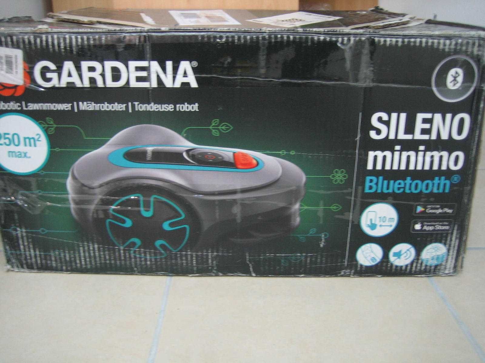 Роботизирана косачка Gardena Sileno Minimo 250m² - Bluetooth