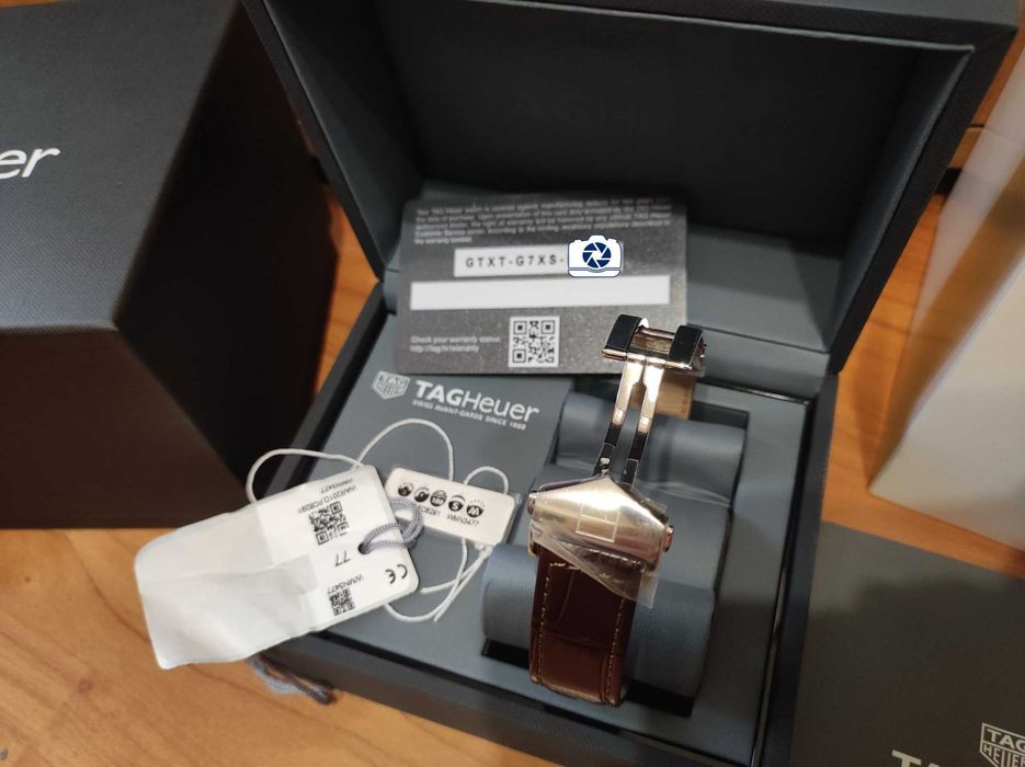 TAG HEUER CARRERA Calibre 5 DAY-DATE WAR201D Мъжки Часовник Нов ориг.