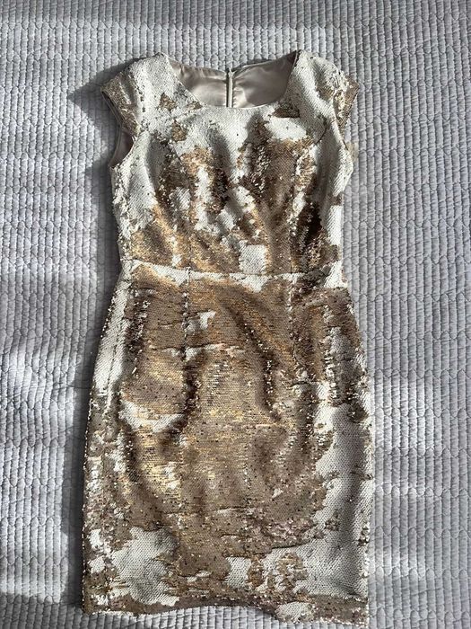 Платье с двусторонними пайетками