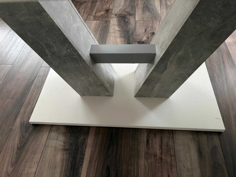 Masa pentru bucatarie alba 140 cm cu extensie pana la 180 cm