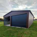 Garaj din tablă 6×6 m – Nuc