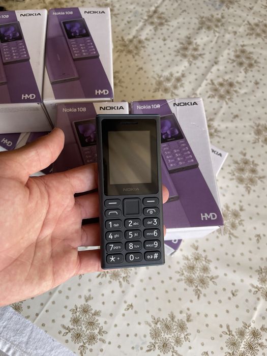 Nokia 108 tugmali telefon | 2 SIM, Bluetooth, fonarik, yangi