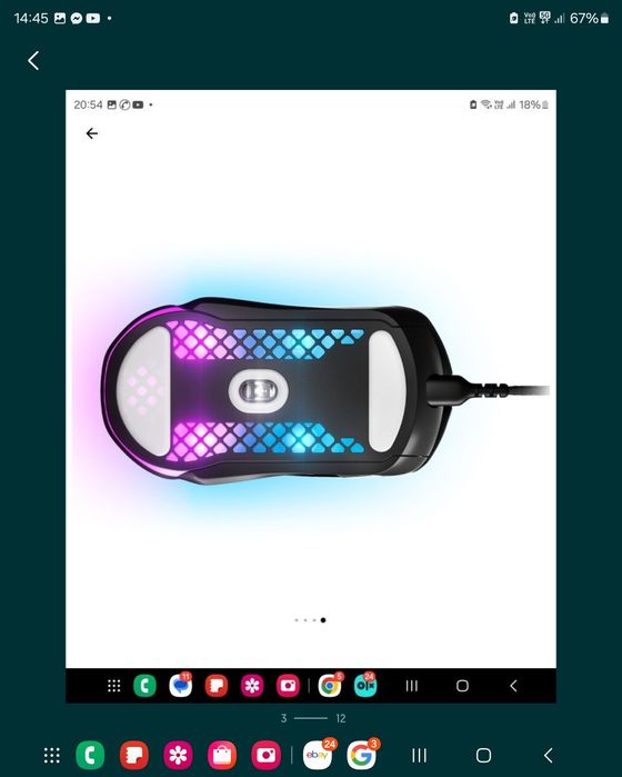 Чисно Нова запечатана Гейминг мишка SteelSeries - Aerox 5, оптична, че