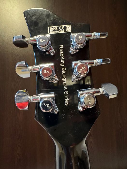Chitară rezonator Harley Benton Custom Line ResoKing CU ÎMBUNĂTĂȚIRI