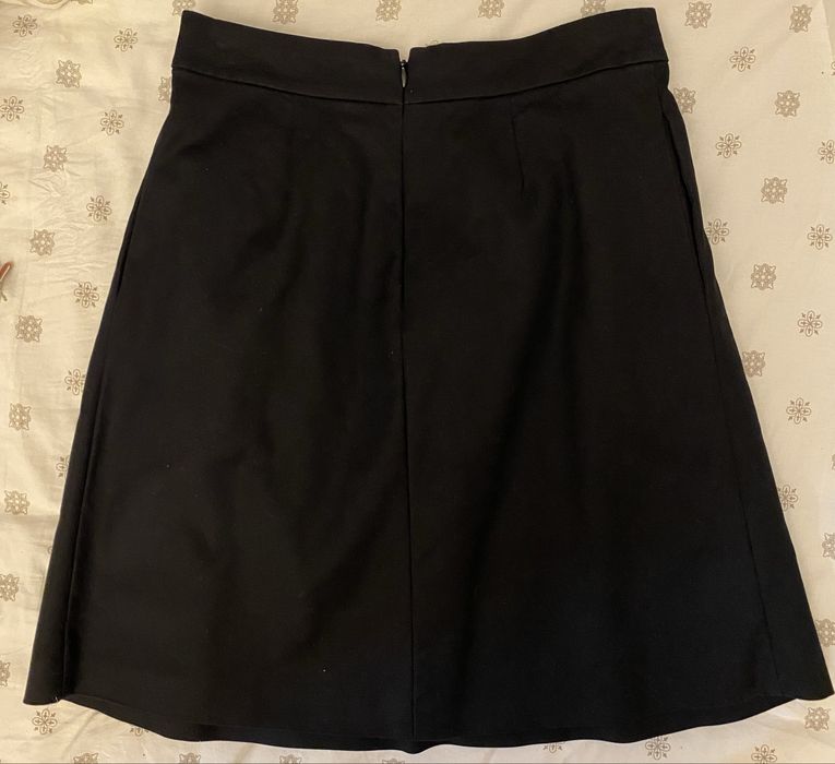 Fustă Stefanel neagră, deasupra genunchiului, marimea 38