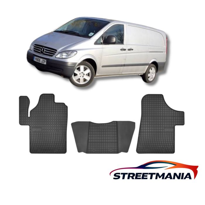 Гумени стелки за Mercedes VITO / VIANO (2003–2014) – комплект Frogum