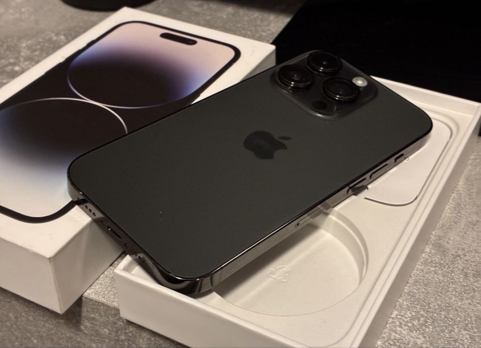 Iphone 14 Pro Black 100% Bateria Originala FullBox
