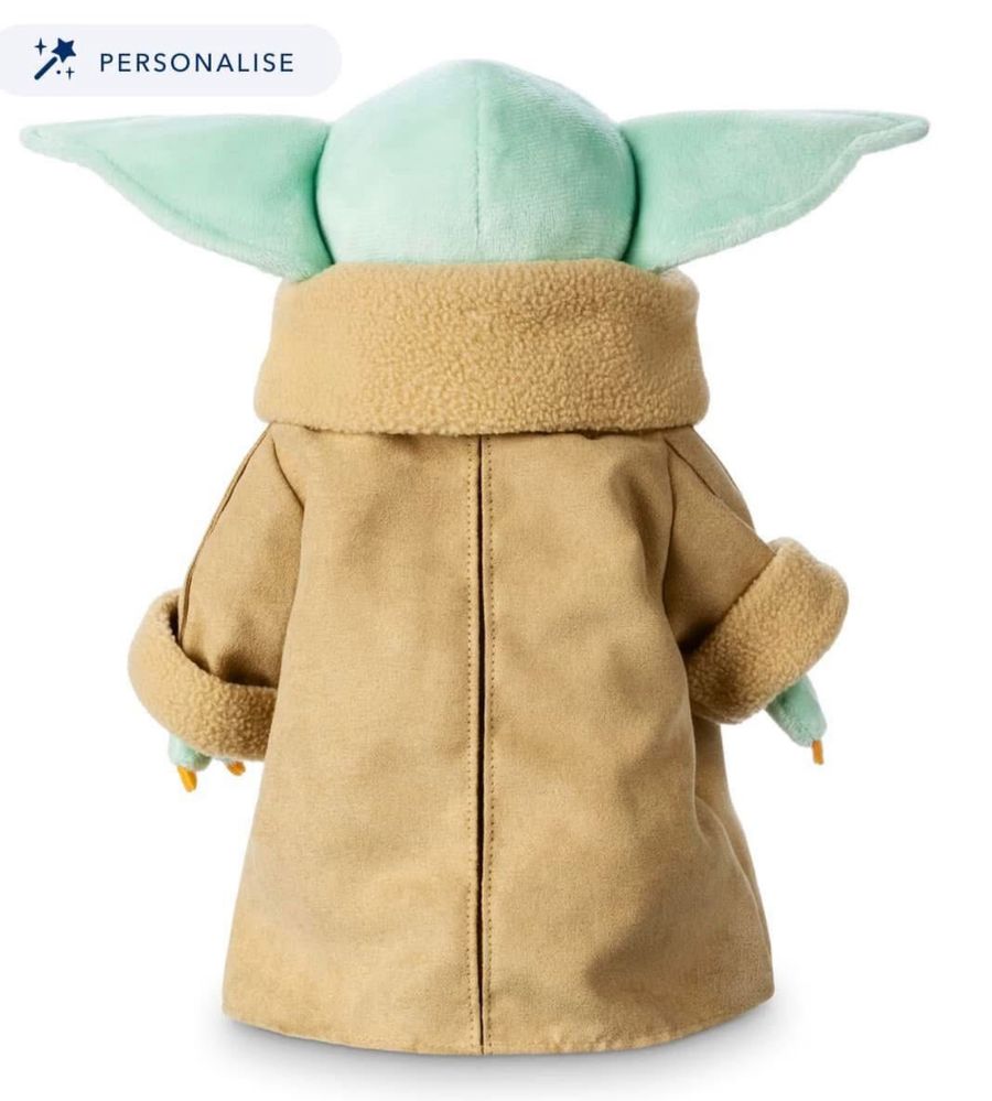 Оригинална Disney мека играчка бебе Йода, Star Wars , baby Joda
