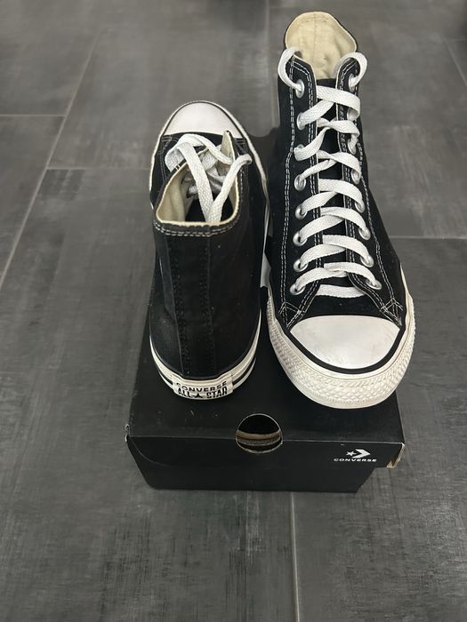 Converse Chuck Taylor all star, в черно.