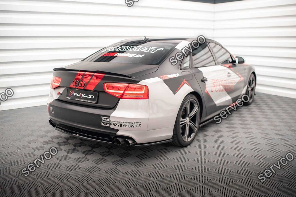 Prelungire bara spate Audi S8 D4 2012-2015 v6 - Maxton Design