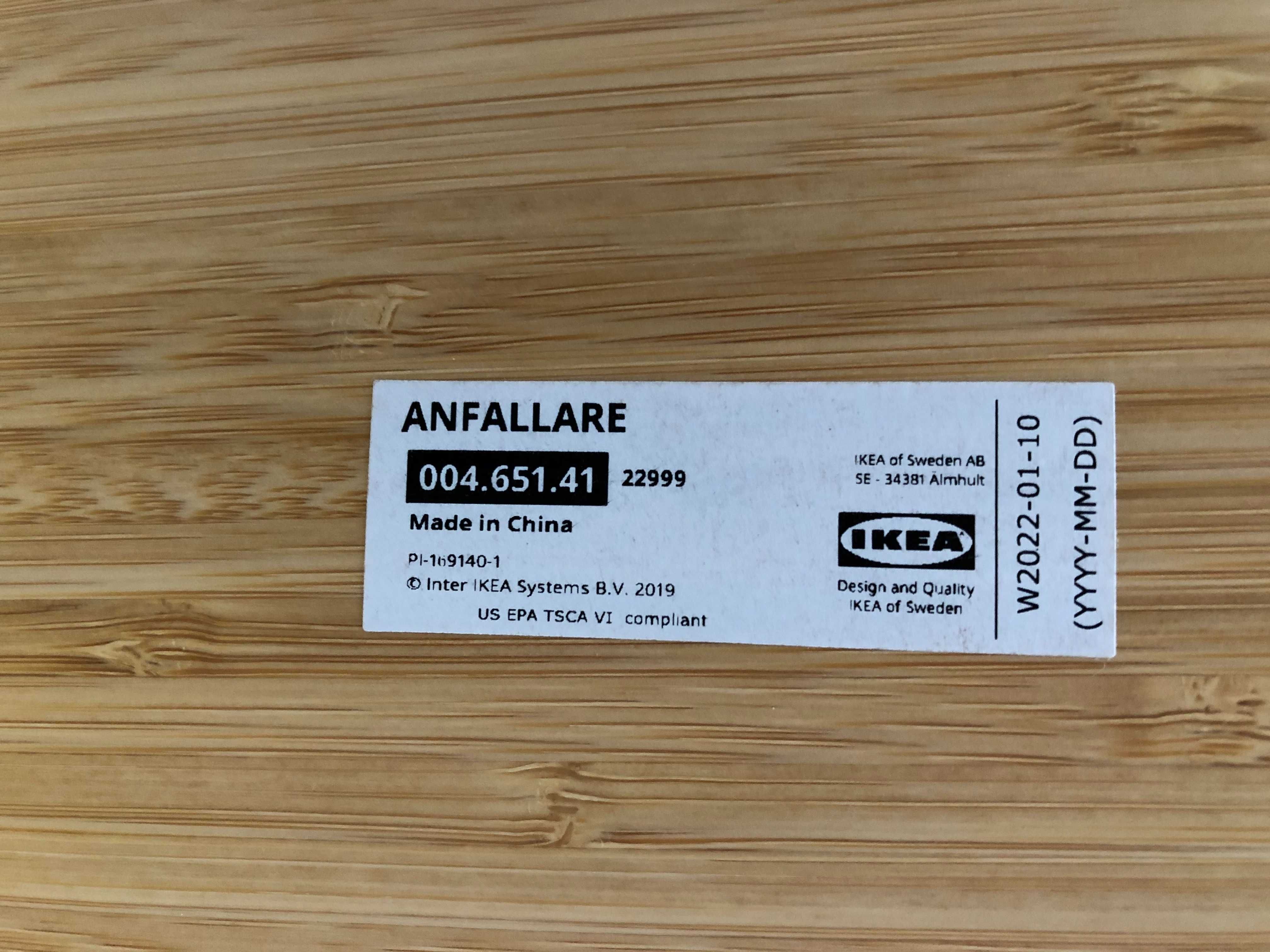 Маса (бюро) IKEA Anfallare с бели крака