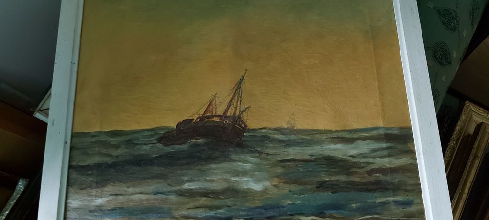 Tablouri vechi,ulei,semnate autori diverși.