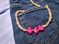 Colier handmade inimi
