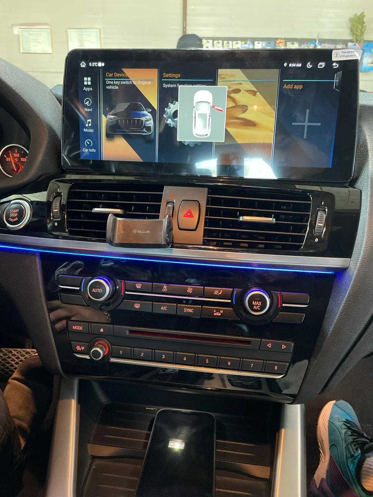 Navigatie android 12 dedicata BMW X3 F25 / X4 F26 carplay