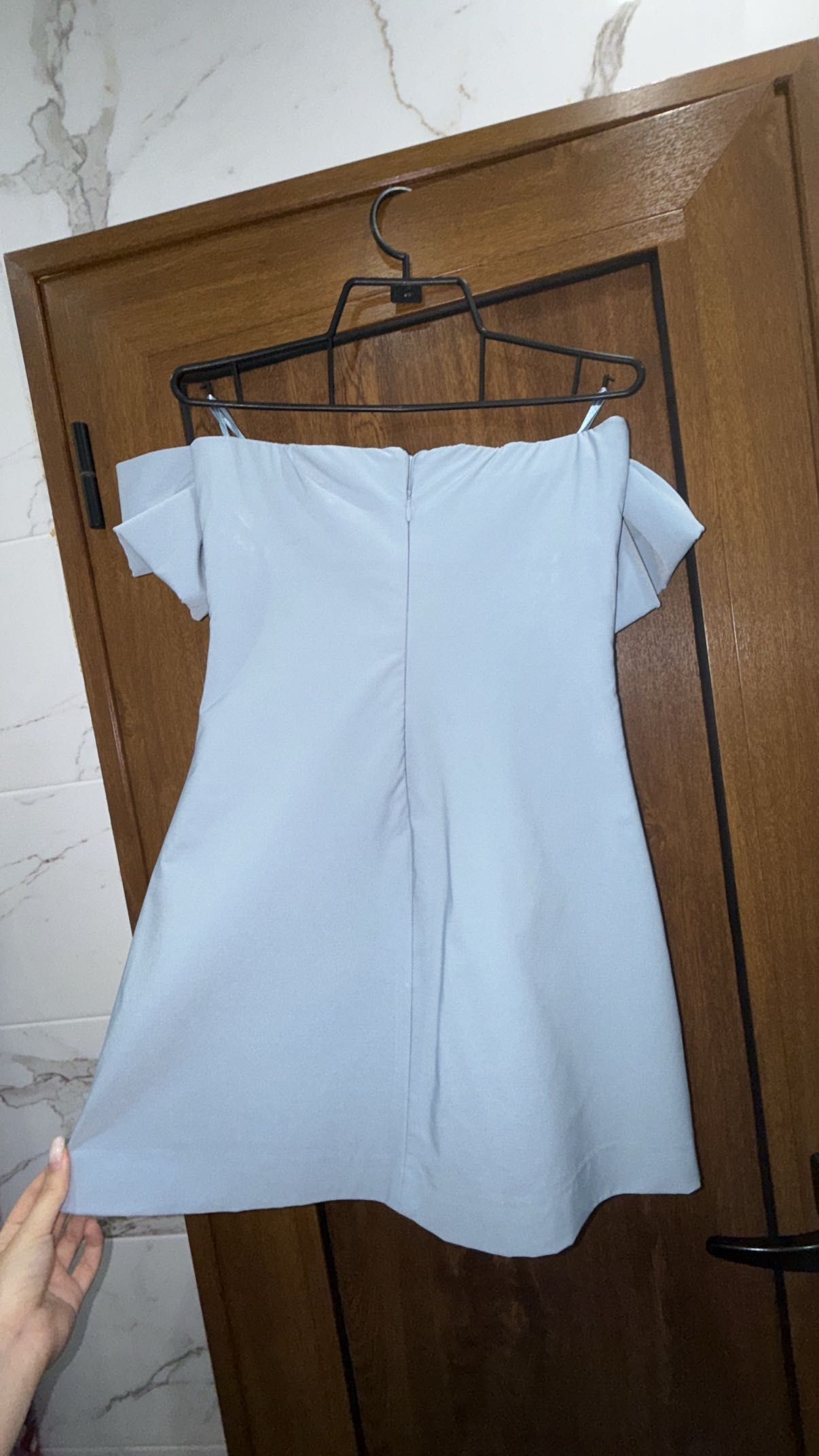 Рокля с панделки Zara