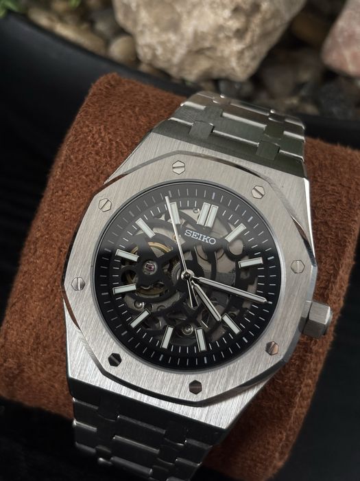 Seiko MOD Automatic NH70 Royal Oak Skeleton 41mm