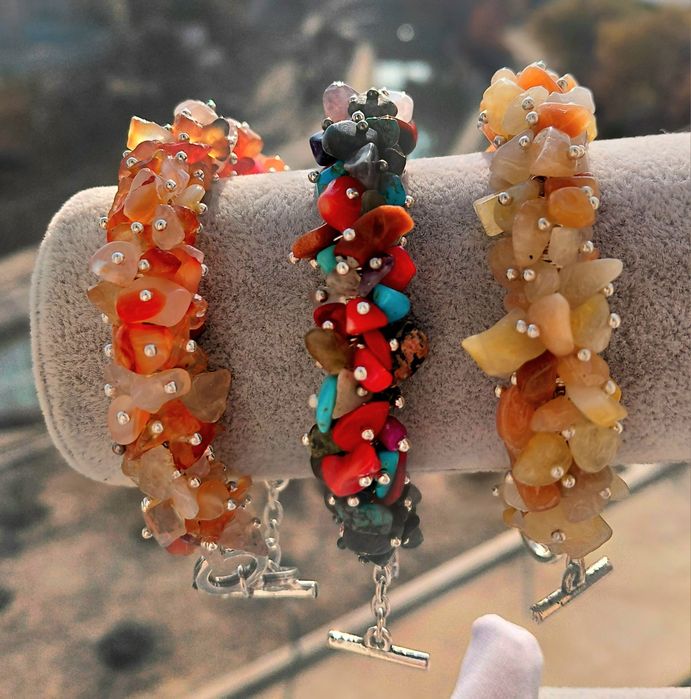 Браслеты из натуральных камней.