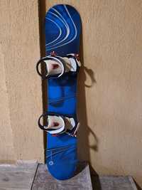 Placa snowboard cu legaturi puse