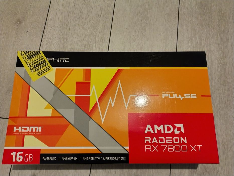 Placa video SAPPHIRE PULSE RX 7800 XT 16 GB cu GARANTIE!!!