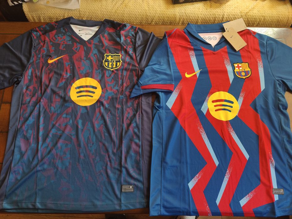 Футболни тениски Barcelona 2025/2026 4th El clasico и special