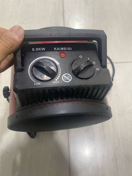 Тепловая пушка Электрическая KAIMEIDI 5.5кВт 220Вт на 50м2 Оптом есть
