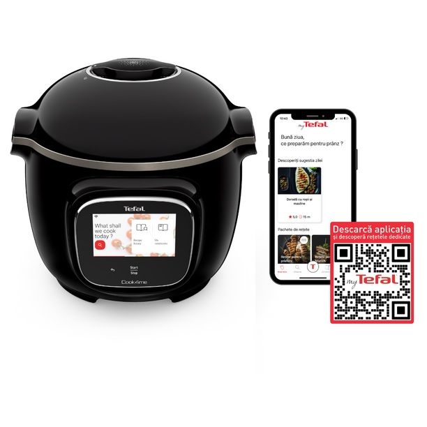 Multicooker Tefal Cook4Me Touch CY912831, nou. Garantie