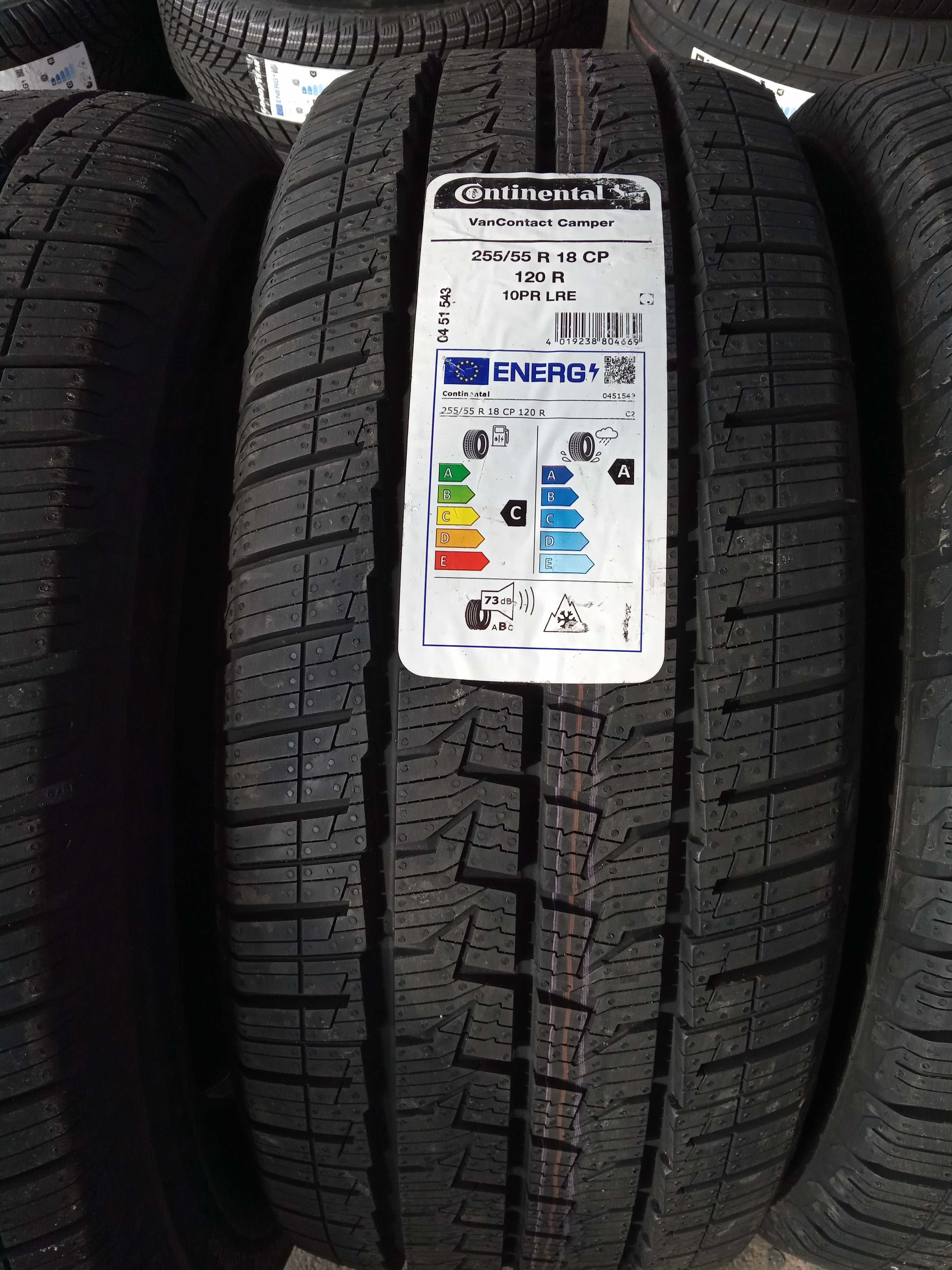 4 Нови гуми за кемпери 255/55R18 CP Continental VanContact Camper 120R
