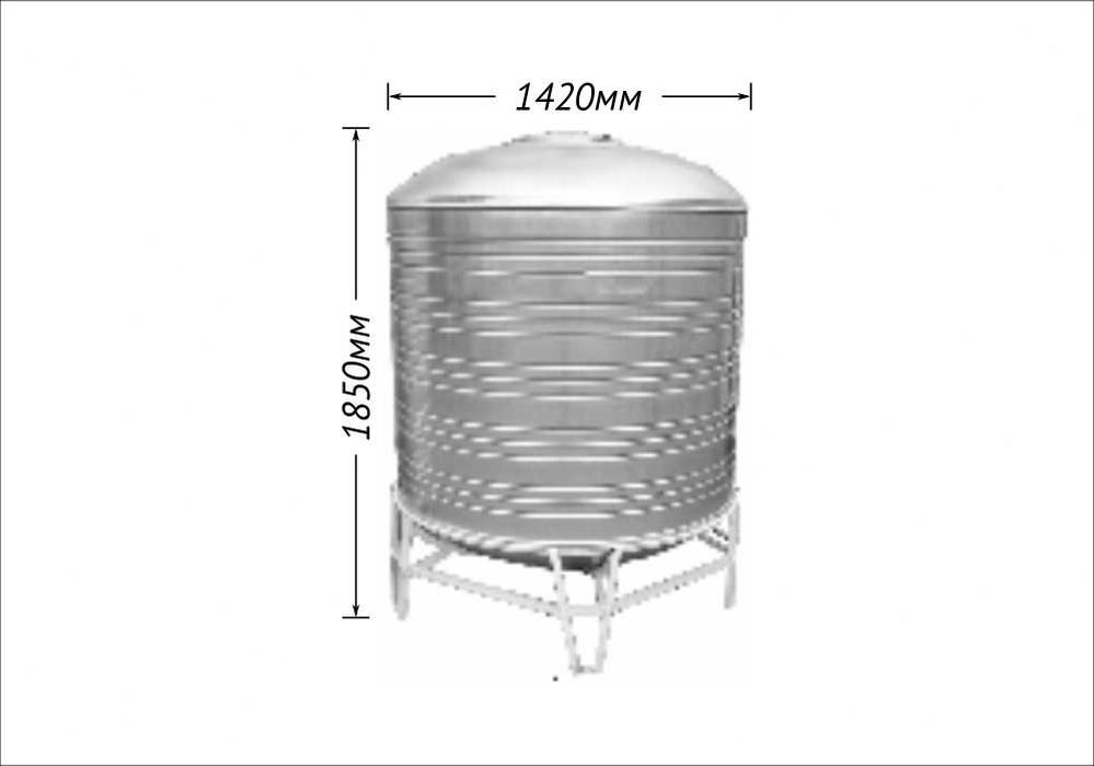 Ауыз суға арналған тот баспайтын ыдыс / Ёмкость нерж. (2000L)