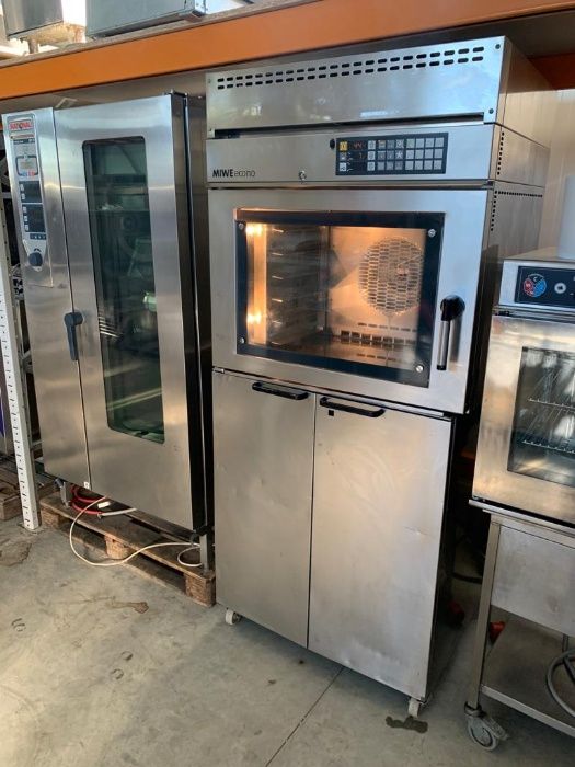 Cuptor Miwe patiserie 6 tavi + hota condensare + suport 2 bucati
