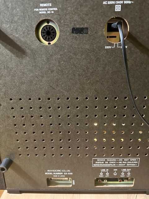 Magnetofon AKAI GX-636, black