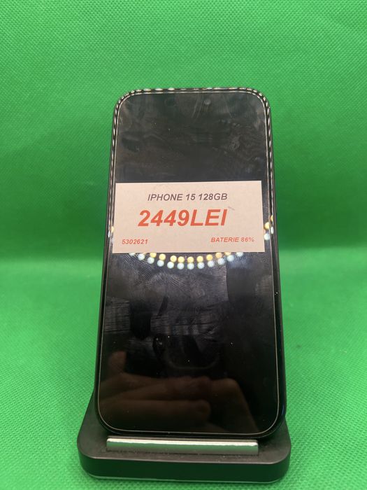 iPhone 15 128GB 86% •Amanet Lazar Crangasi•53026