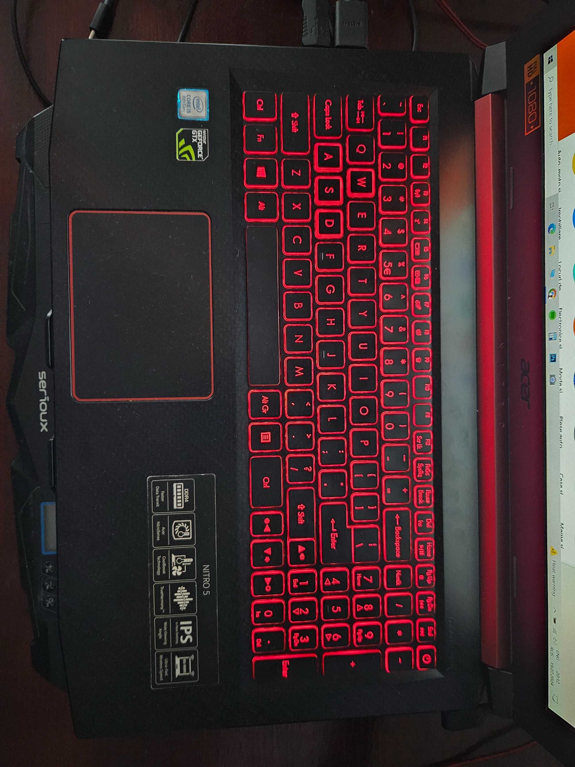 Laptop gaming Acer Nitro 5 AN515-52-55QN