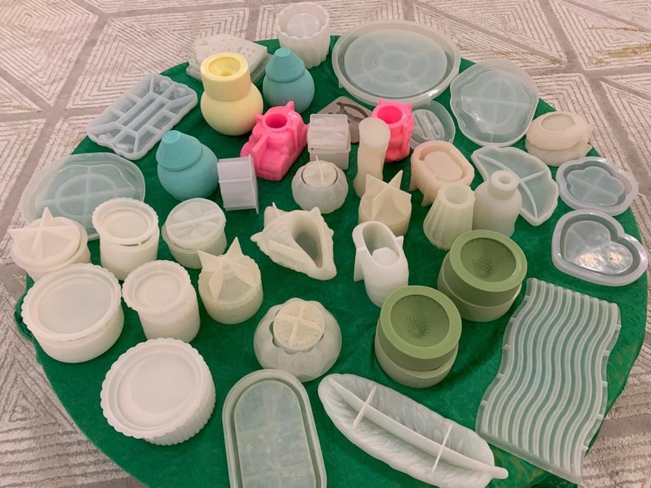 Молды, шкатулки, краски, гипс